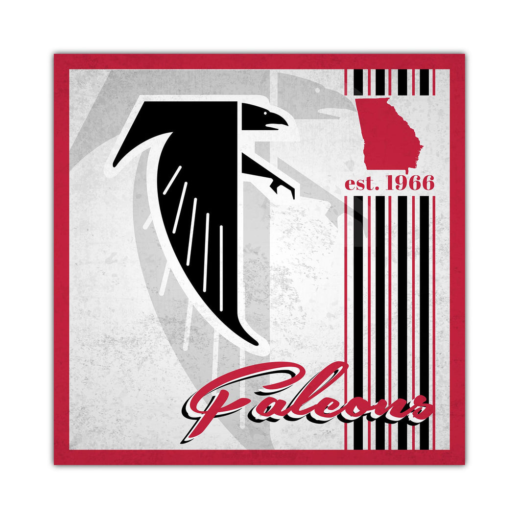 Atlanta Falcons NFL Fan Creations Throwback 10