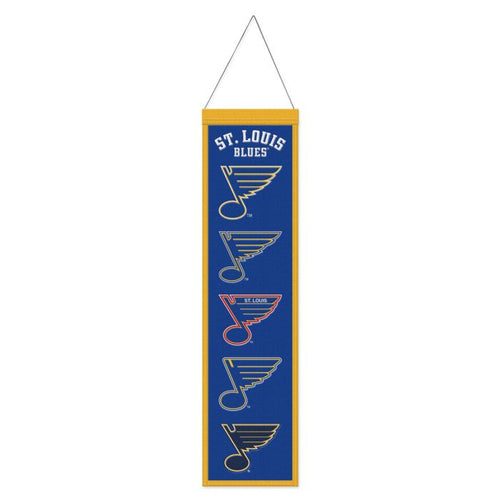 St. Louis Blues NHL Heritage Banner Embroidered Wool 8