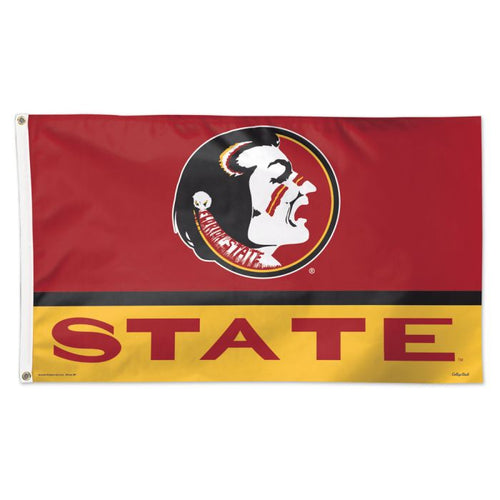 Florida State Seminoles FSU Throwback NCAA 3' x 5' Deluxe Team Flag Wincraft - Casey's Sports Store