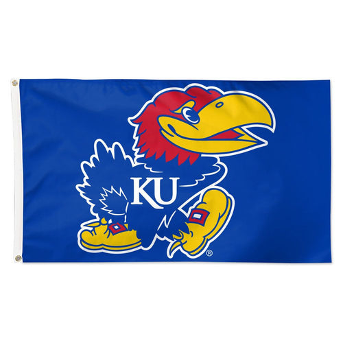 Kansas Jayhawks NCAA 3' x 5' Blue Team Flag Wincraft - Casey's Sports Store