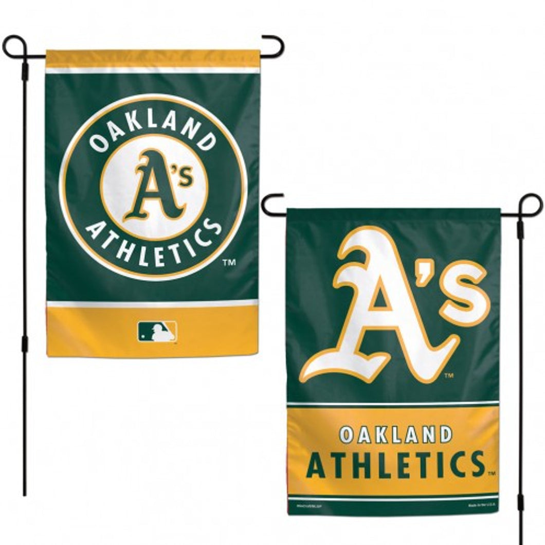 Oakland Athletics MLB Double Sided Garden Flag 12