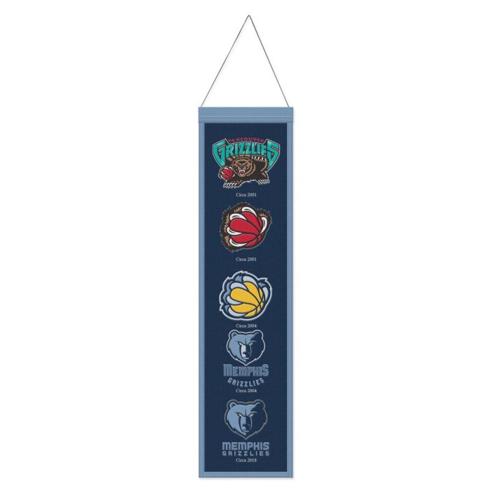 Memphis Grizzlies NBA Heritage Banner Embroidered Wool 8