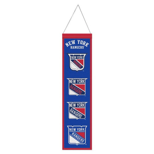 New York Rangers NHL Heritage Banner Embroidered Wool 8