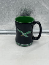Load image into Gallery viewer, Philadelphia Eagles Throwback NFL 14oz Coffee Mug featuring the vintage Eagles logo, perfect for enthusiastic fans to enjoy their favorite beverage.
