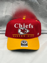 Load image into Gallery viewer, Kansas City Chiefs NFL &#39;47 Brand Red Two Tone Hitch Snapback Adjustable Hat - Casey&#39;s Sports Store
