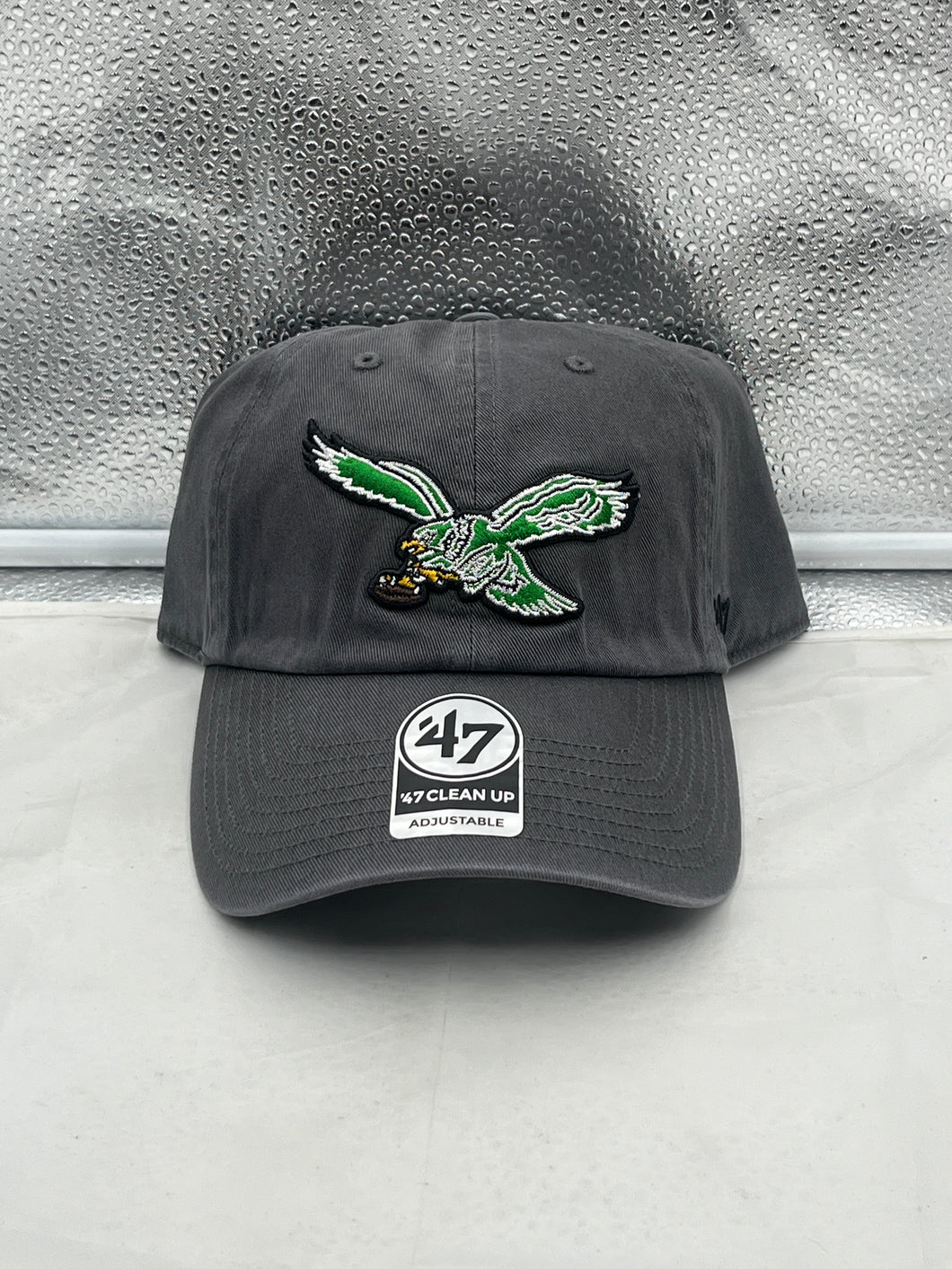 Philadelphia Eagles NFL '47 Throwback Gray Clean Up Adjustable Strapback Hat