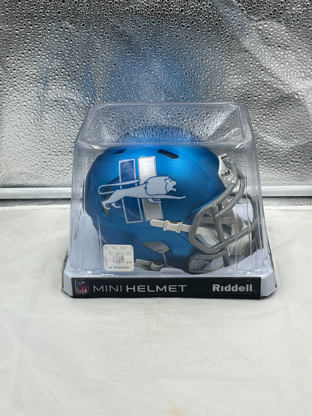 Detroit Lions NFL Riddell Speed Blue Alternate Replica Mini Helmet