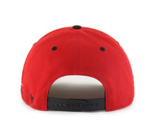 Load image into Gallery viewer, Atlanta Braves MLB '47 Brand Red TT Diamond Hitch Adjustable Snapback Hat
