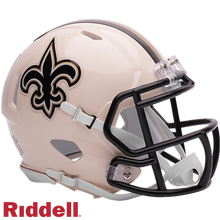Load image into Gallery viewer, New Orleans Saints NFL Riddell Speed Retro Alternate Cream Mini Helmet
