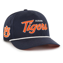 Load image into Gallery viewer, Auburn Tigers NCAA '47 Brand Blue Script Hitch Rope Adjustable Snapback Hat
