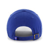 Toronto Blue Jays MLB '47 Brand Blue Rainbow Pride Clean Up Adjustable Hat, Toronto Blue Jays Pride hat detail view