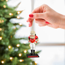 Load image into Gallery viewer, Georgia Bulldogs NCAA Mascot Statue Christmas Ornament featuring a vibrant design, ideal for sports fans and collectors, representing the Georgia Bulldogs Ornament.

