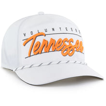 Load image into Gallery viewer, Tennessee Volunteers NCAA &#39;47 Brand White Hitch Rope Adjustable Snapback Hat
