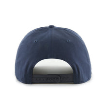 Load image into Gallery viewer, Close-up view of the New York Yankees MLB '47 Brand Navy Hitch Adjustable Snapback Hat, an essential accessory for every New York Yankees hat collector.
