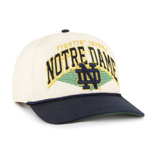 Load image into Gallery viewer, Notre Dame Fighting Irish NCAA '47 Natural TT Rope Hitch Adjustable Snapback Hat
