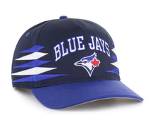 Load image into Gallery viewer, Toronto Blue Jays MLB '47 Brand Blue TT Diamond Hitch Adjustable Snapback Hat
