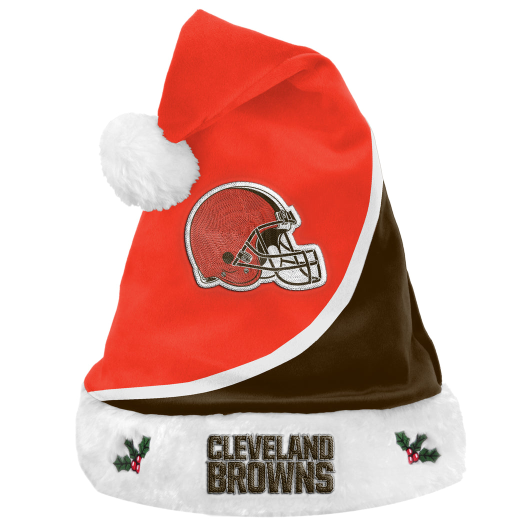 Cleveland Browns NFL Santa Hat Forever Collectibles - Casey's Sports Store