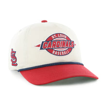 Load image into Gallery viewer, St. Louis Cardinals MLB '47 Natural Two Tone Hitch Rope Adjustable Snapback Hat
