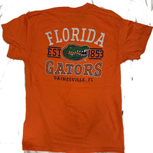 Load image into Gallery viewer, Close-up view of the Florida Gators NCAA Image One Orange Men's Tee Shirt showcasing the logo and fabric texture, ideal Florida Gators Shirt.
