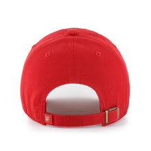 Load image into Gallery viewer, Arsenal FC Gunners EPL '47 Brand Red Clean Up Adjustable Strapback Hat
