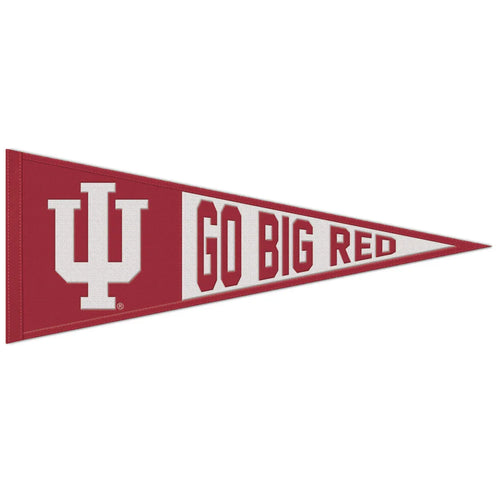 Indiana Hoosiers NCAA Slogan Embroidered Wool 13