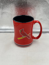 Load image into Gallery viewer, St. Louis Cardinals MLB Red Logo Brands 14oz Mug showcasing vibrant blue design with the iconic St. Louis Cardinals logo, perfect for fans.

