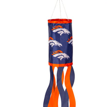 Load image into Gallery viewer, Denver Broncos NFL 40" x 6" Windsock Flag Evergreen Enterprises, Denver Broncos Windsock outdoor decoration
