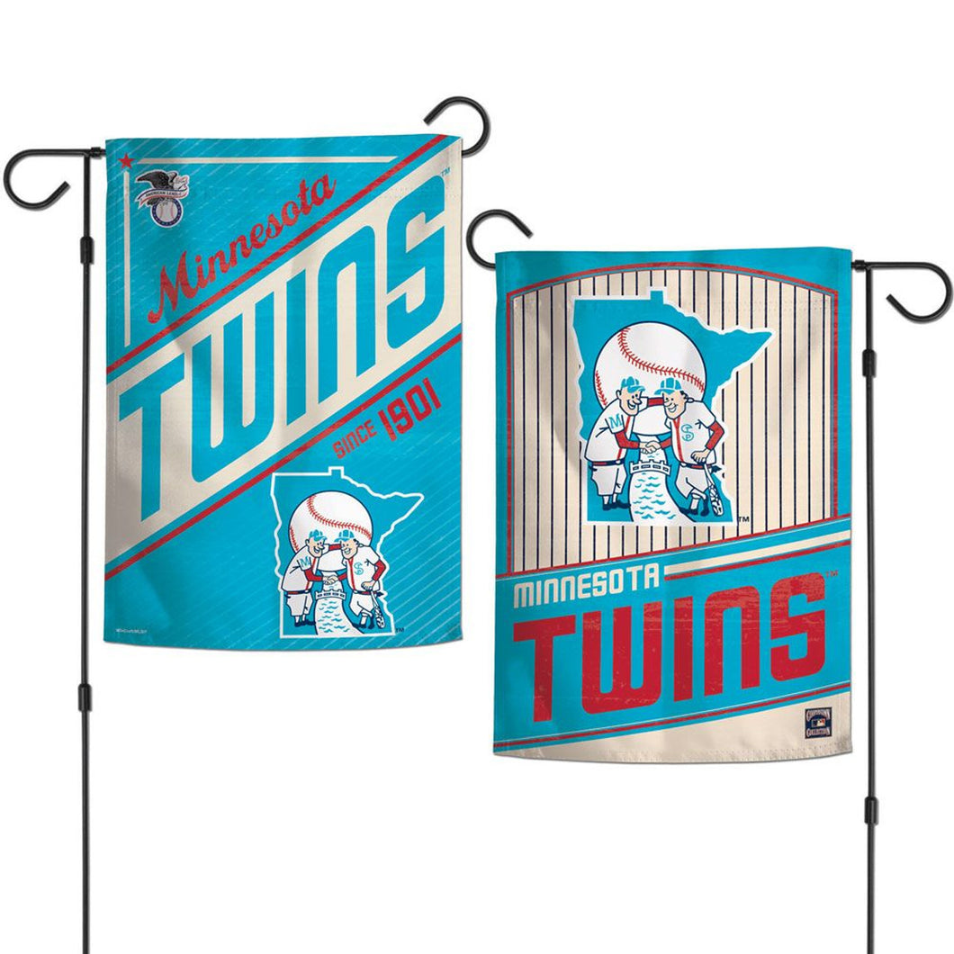 Minnesota Twins MLB Throwback Double Sided Garden Flag 12
