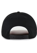 Load image into Gallery viewer, Back view of the Georgia Bulldogs NCAA '47 Brand Script Black Rope Hitch Adjustable Snapback Hat, demonstrating the adjustable feature, a must-have Georgia Bulldogs hat.
