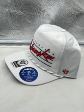 Load image into Gallery viewer, Nebraska Cornhuskers NCAA &#39;47 Brand White Hitch Rope Adjustable Snapback Hat
