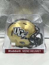 Load image into Gallery viewer, UCF Golden Knights NCAA Riddell Speed Gold Mini Helmet - Casey&#39;s Sports Store
