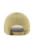 Stylish UCF Golden Knights NCAA '47 Brand Gold Clean Up Adjustable Strapback Hat, showcasing the team logo, ideal for UCF Golden Knights hat enthusiasts.
