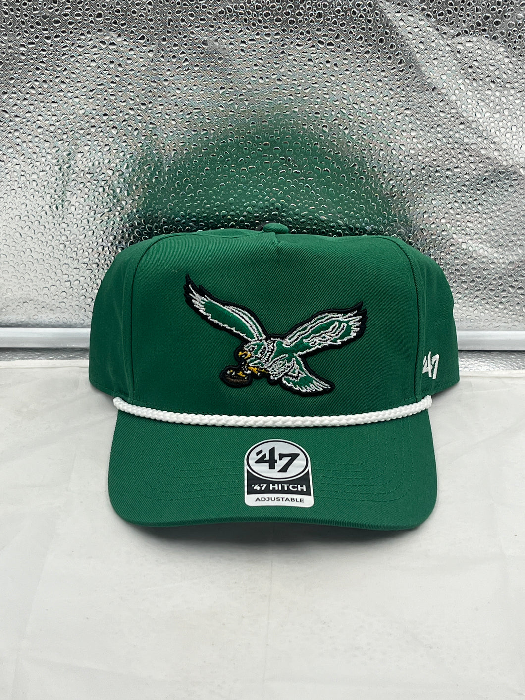 Philadelphia Eagles NFL '47 Throwback Green Rope Hitch Snapback Adjustable Hat