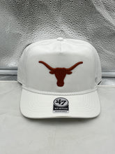 Load image into Gallery viewer, Texas Longhorns NCAA &#39;47 Brand White Hitch Rope Adjustable Snapback Hat
