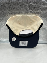 Load image into Gallery viewer, Back view of Chicago Cubs MLB &#39;47 Brand Natural Two Tone Hitch Adjustable Snapback Hat demonstrating the adjustable snapback closure.
