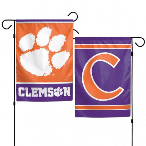 Clemson Tigers NCAA Double Sided Garden Flag 12