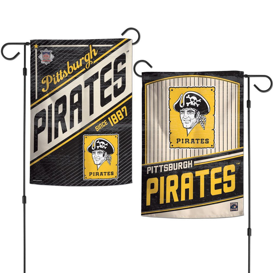 Pittsburgh Pirates MLB Throwback Double Sided Garden Flag 12