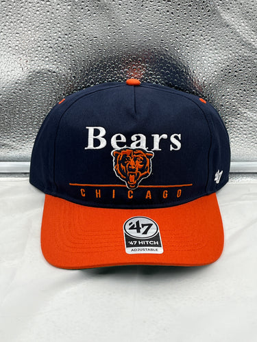 Chicago Bears NFL '47 Brand Navy Two Tone Super Hitch Snapback Adjustable Hat - Casey's Sports Store