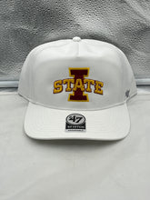 Load image into Gallery viewer, Iowa State Cyclones NCAA &#39;47 Brand White Hitch Adjustable Snapback Hat
