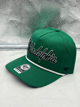 Load image into Gallery viewer, Philadelphia Eagles NFL &#39;47 Throwback Green Script Hitch Snapback Adjustable Hat
