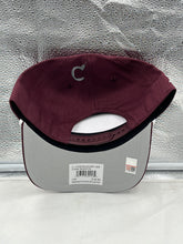 Load image into Gallery viewer, Side view of the Mississippi State Bulldogs NCAA &#39;47 Maroon Hitch Rope Adjustable Snapback Hat, highlighting the unique rope detail and adjustable feature.

