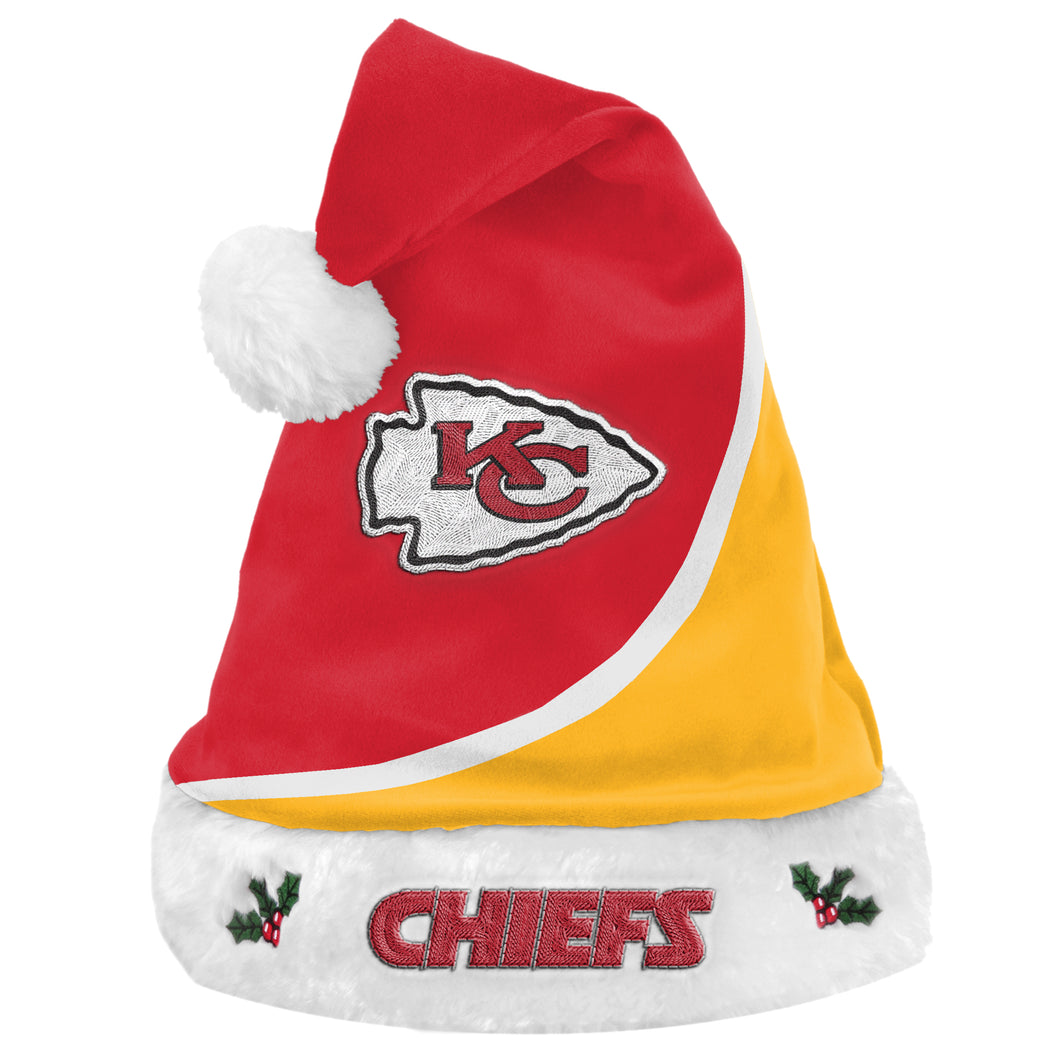 Kansas City Chiefs NFL Santa Hat Forever Collectibles - Casey's Sports Store