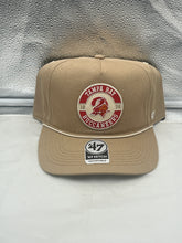 Load image into Gallery viewer, Tampa Bay Buccaneers NFL &#39;47 Brand Throwback Khaki Hitch Snapback Adjustable Hat
