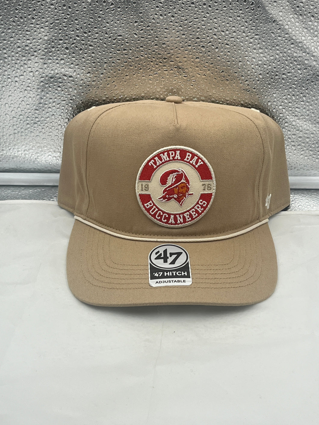 Tampa Bay Buccaneers NFL '47 Brand Throwback Khaki Hitch Snapback Adjustable Hat