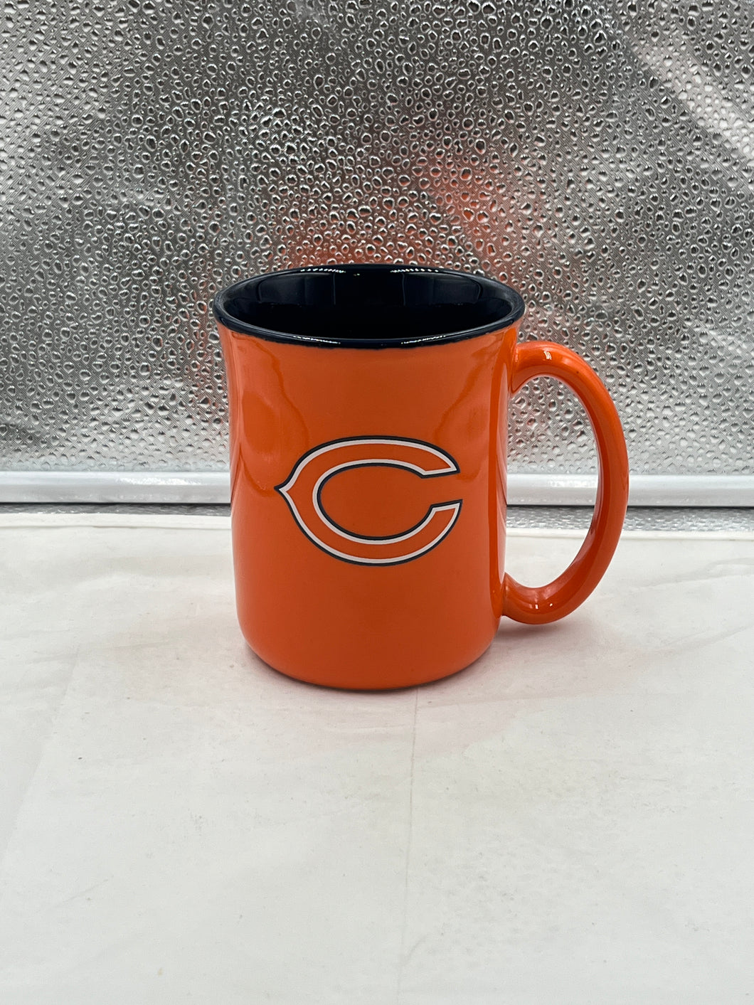Chicago Bears NFL 15oz Orange Coffee Mug by Logo Brands showcasing iconic team logo and vibrant orange color.