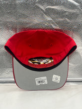 Load image into Gallery viewer, Kansas City Chiefs NFL &#39;47 Red Script Hitch Snapback Adjustable Hat styled with casual attire in a game day setting.

