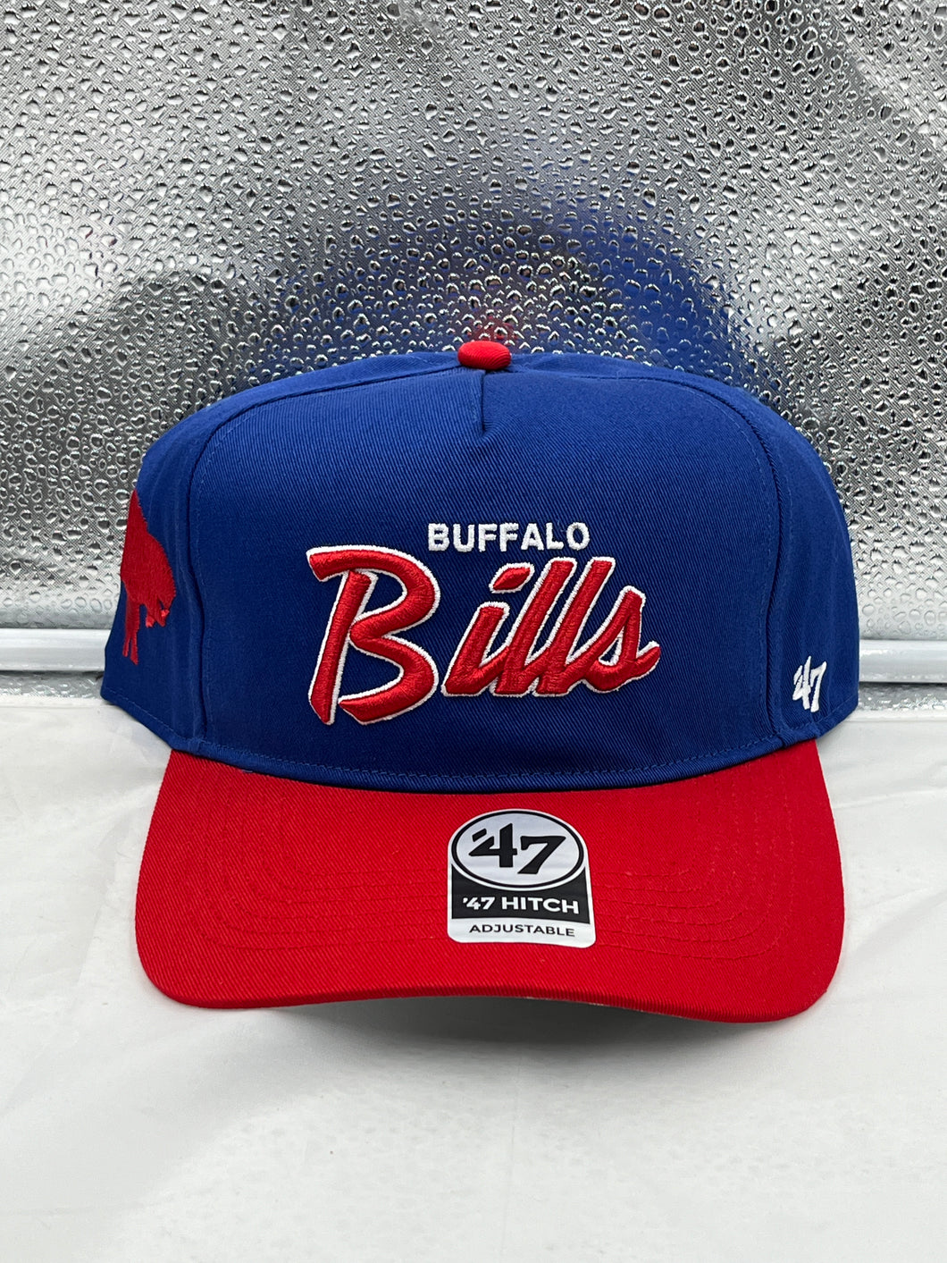 Buffalo Bills Throwback NFL '47 Brand Blue Script Hitch Snapback Adjustable Hat - Casey's Sports Store