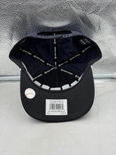 Load image into Gallery viewer, Flat lay of the Milwaukee Brewers hat showcasing its navy color and stylish script hitch design.
