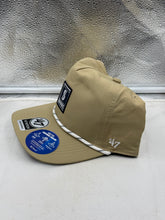Load image into Gallery viewer, Seattle Mariners MLB '47 Brand Khaki Hitch Rope Adjustable Snapback Hat, angled view of the Seattle Mariners hat
