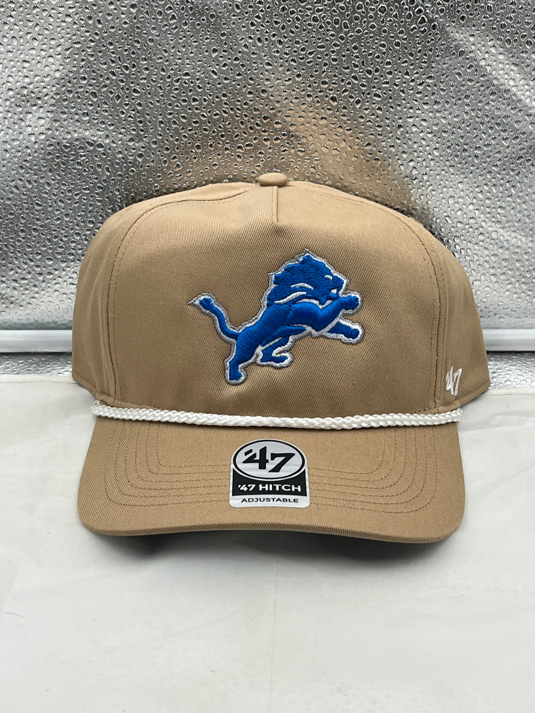 Detroit Lions NFL '47 Brand Khaki Rope Hitch Snapback Adjustable Hat